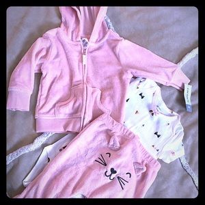 Infant girl set.